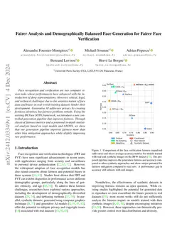 Fairer Analysis and Demographically Balanced Face Generation for Fairer Face Verification