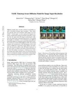 TASR: Timestep-Aware Diffusion Model for Image Super-Resolution