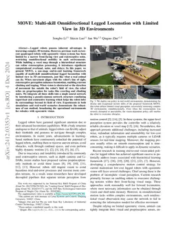 MOVE: Multi-skill Omnidirectional Legged Locomotion with Limited View in
  3D Environments