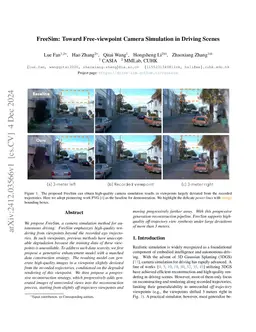 FreeSim: Toward Free-viewpoint Camera Simulation in Driving Scenes