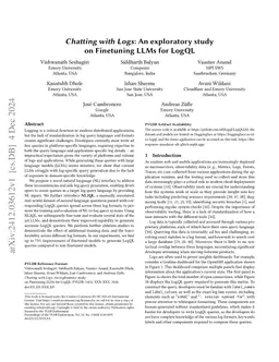 Chatting with Logs: An exploratory study on Finetuning LLMs for LogQL