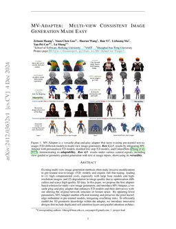 MV-Adapter: Multi-view Consistent Image Generation Made Easy