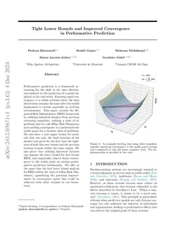 Tight Lower Bounds and Improved Convergence in Performative Prediction