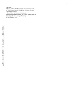 Embedding-Space Diffusion for Zero-Shot Environmental Sound Classification