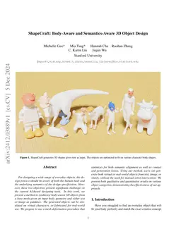 CRAFT: Designing Creative and Functional 3D Objects