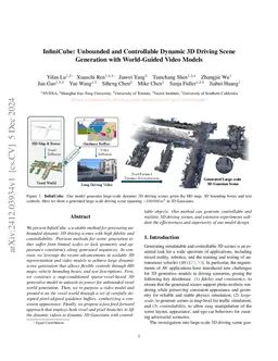InfiniCube: Unbounded and Controllable Dynamic 3D Driving Scene Generation with World-Guided Video Models