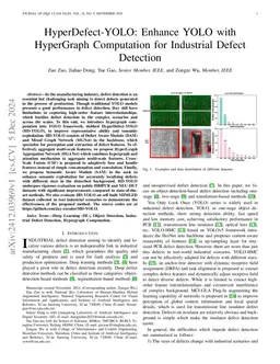 HyperDefect-YOLO: Enhance YOLO with HyperGraph Computation for
  Industrial Defect Detection