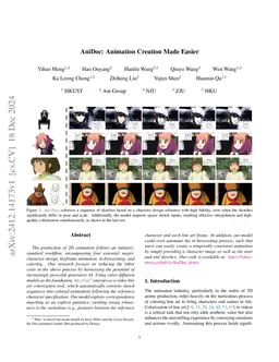 AniDoc: Animation Creation Made Easier