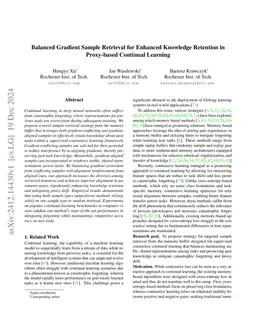 Balanced Gradient Sample Retrieval for Enhanced Knowledge Retention in
  Proxy-based Continual Learning