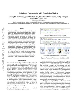 Relational Programming with Foundation Models