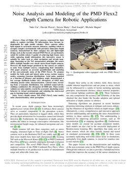 Noise Analysis and Modeling of the PMD Flexx2 Depth Camera for Robotic
  Applications