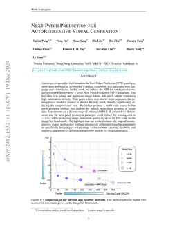 Next Patch Prediction for Autoregressive Visual Generation