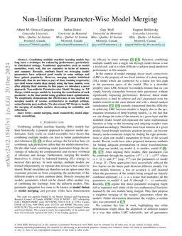 Non-Uniform Parameter-Wise Model Merging