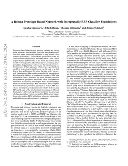 A Robust Prototype-Based Network with Interpretable RBF Classifier Foundations