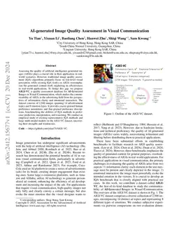 AI-generated Image Quality Assessment in Visual Communication