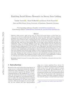 Enriching Social Science Research via Survey Item Linking