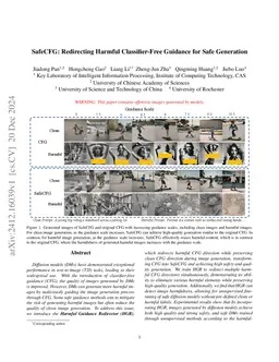 SafeCFG: Controlling Harmful Features with Dynamic Safe Guidance for Safe Generation