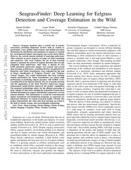 SeagrassFinder: Deep Learning for Eelgrass Detection and Coverage Estimation in the Wild