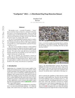 "ScatSpotter" 2024 -- A Distributed Dog Poop Detection Dataset