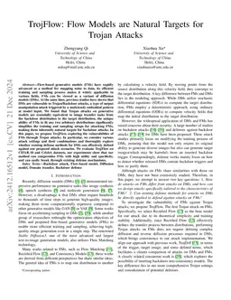 TrojFlow: Flow Models are Natural Targets for Trojan Attacks