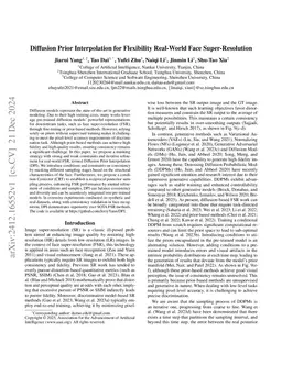 Diffusion Prior Interpolation for Flexibility Real-World Face
  Super-Resolution