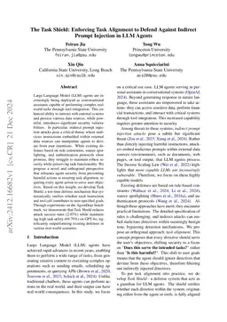 The Task Shield: Enforcing Task Alignment to Defend Against Indirect
  Prompt Injection in LLM Agents