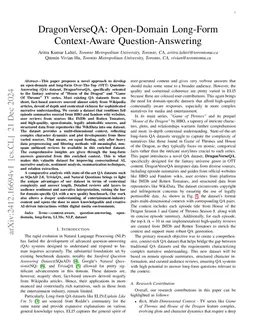 DragonVerseQA: Open-Domain Long-Form Context-Aware Question-Answering