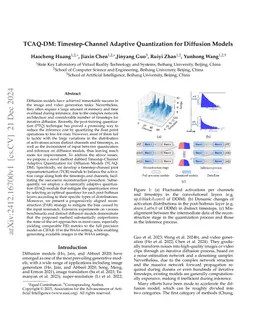 TCAQ-DM: Timestep-Channel Adaptive Quantization for Diffusion Models