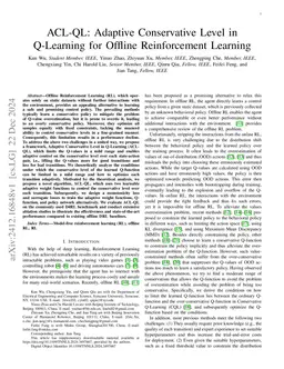 ACL-QL: Adaptive Conservative Level in Q-Learning for Offline Reinforcement Learning