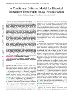 A Conditional Diffusion Model for Electrical Impedance Tomography Image
  Reconstruction