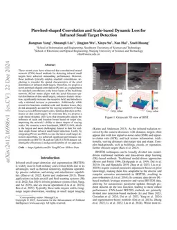 Pinwheel-shaped Convolution and Scale-based Dynamic Loss for Infrared
  Small Target Detection
