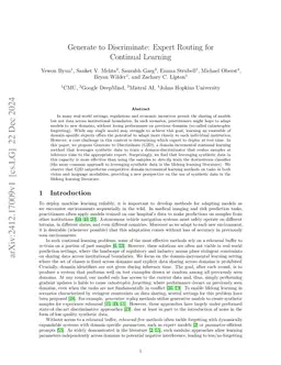 Expert Routing with Synthetic Data for Continual Learning