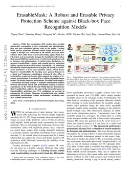 ErasableMask: A Robust and Erasable Privacy Protection Scheme against Black-box Face Recognition Models