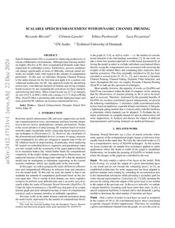 Scalable Speech Enhancement with Dynamic Channel Pruning
