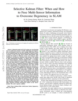Selective Kalman Filter: When and How to Fuse Multi-Sensor Information
  to Overcome Degeneracy in SLAM