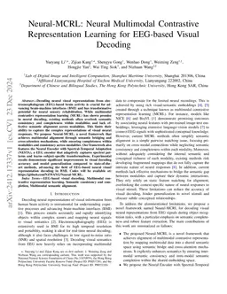Neural-MCRL: Neural Multimodal Contrastive Representation Learning for EEG-based Visual Decoding