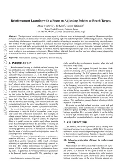Reinforcement Learning with a Focus on Adjusting Policies to Reach
  Targets
