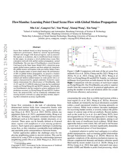 FlowMamba: Learning Point Cloud Scene Flow with Global Motion
  Propagation