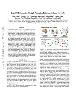 BrainMAP: Learning Multiple Activation Pathways in Brain Networks