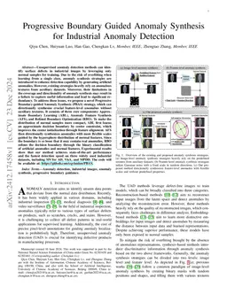 Progressive Boundary Guided Anomaly Synthesis for Industrial Anomaly
  Detection