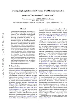 Investigating Length Issues in Document-level Machine Translation