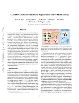 COBRA: COmBinatorial Retrieval Augmentation for Few-Shot Adaptation