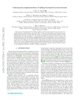 Contemporary implementations of spiking bio-inspired neural networks
