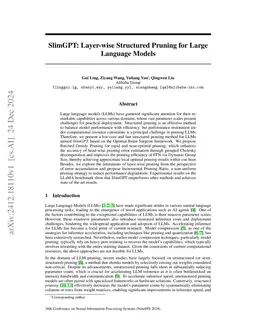 SlimGPT: Layer-wise Structured Pruning for Large Language Models