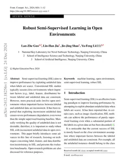 Robust Semi-Supervised Learning in Open Environments