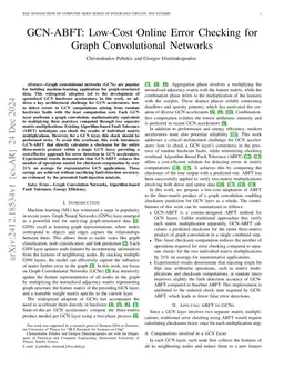 GCN-ABFT: Low-Cost Online Error Checking for Graph Convolutional
  Networks
