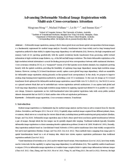 Advancing Deformable Medical Image Registration with Multi-axis
  Cross-covariance Attention