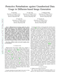 Protective Perturbations against Unauthorized Data Usage in
  Diffusion-based Image Generation