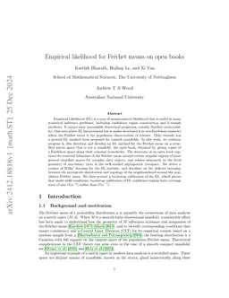 Empirical likelihood for Fréchet means on open books