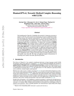 HuatuoGPT-o1, Towards Medical Complex Reasoning with LLMs